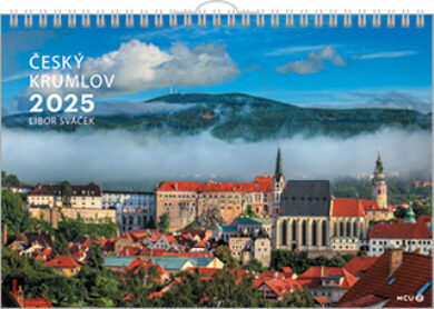 Český Krumlov / nástěnný kalendář 2025 na šířku  (8595115205102)