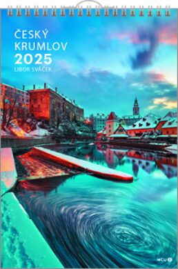 Český Krumlov / nástěnný kalendář 2025 na výšku  (8595115205119)